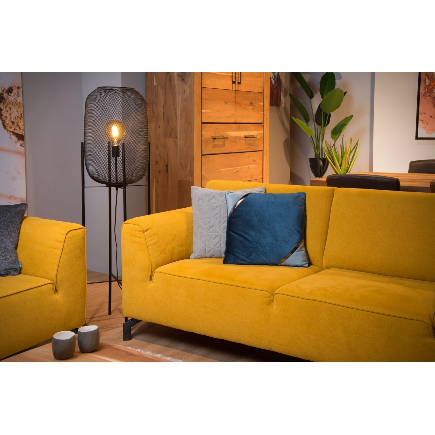 Lucide 45785/01/30 - Stojacia lampa MESH 1xE27/40W/230V čierna