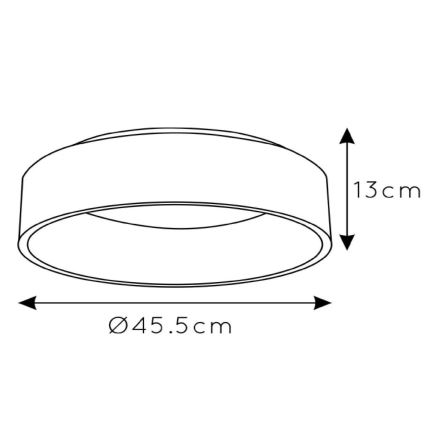 Lucide 46100/32/31 - LED Stmievateľné stropné svietidlo TALOWE LED LED/30W/230V