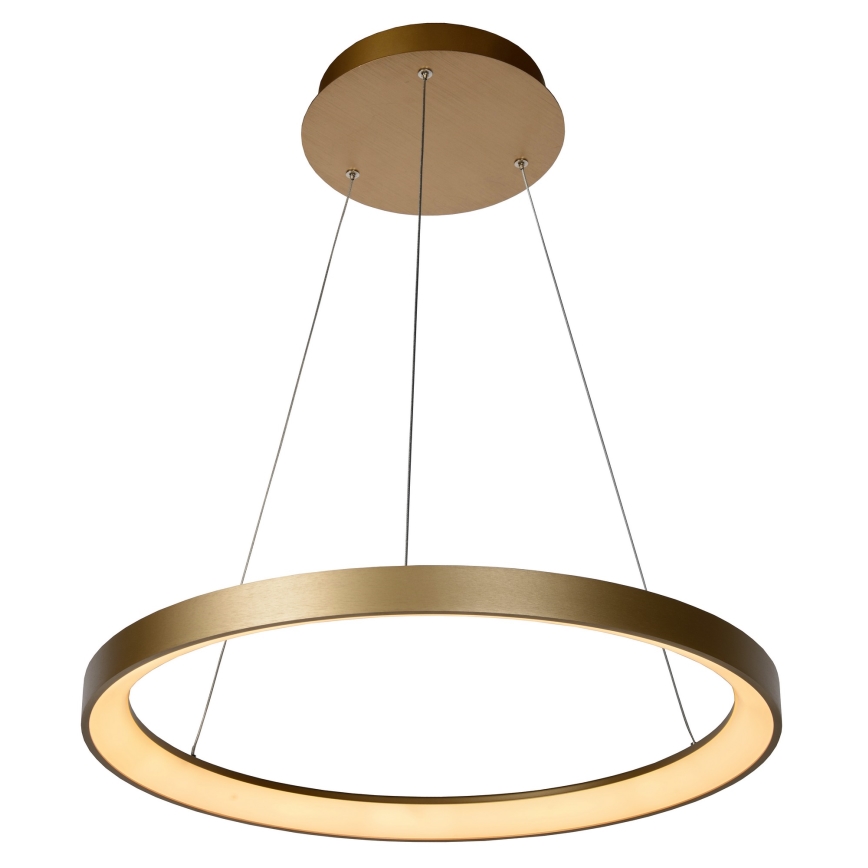 Lucide 46403/48/02 - LED Stmievateľný luster na lanku VIDAL LED/48W/230V pr. 58 cm zlatá