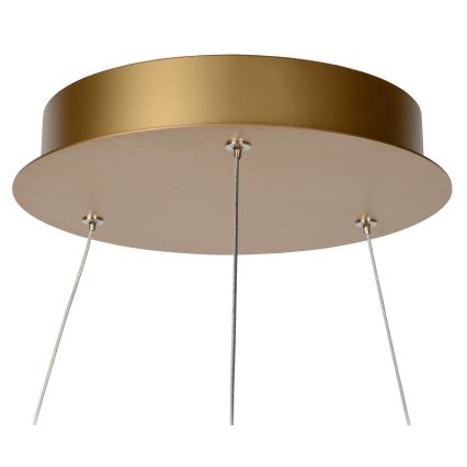 Lucide 46403/48/02 - LED Stmievateľný luster na lanku VIDAL LED/48W/230V pr. 58 cm zlatá