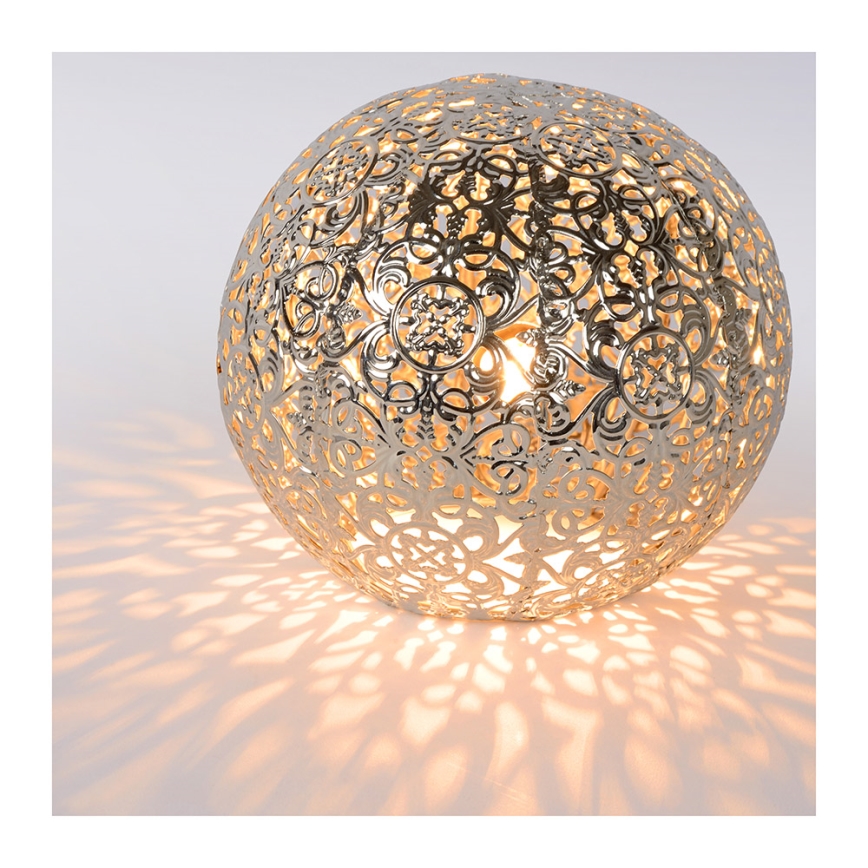 Lucide 46501/01/14 - Stolná lampa PAOLO 1xG9/28W/230V lesklý chróm