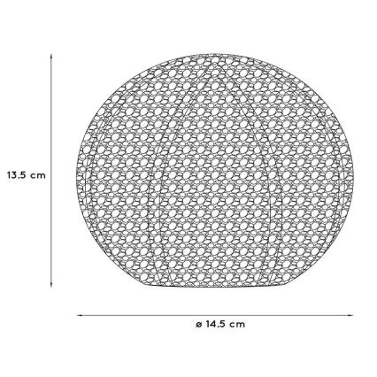 Lucide 46501/01/30 - Stolná lampa PAOLO 1xG9/28W/230V čierna