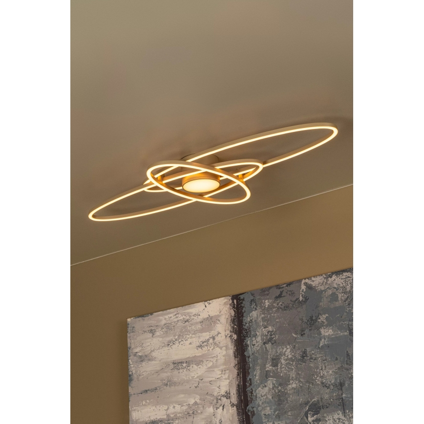 Lucide 53117/58/41 - LED stmievateľné stropné svietidlo GALACTICA LED/60W/230V 2700K 41x101 cm + diaľkové ovládanie