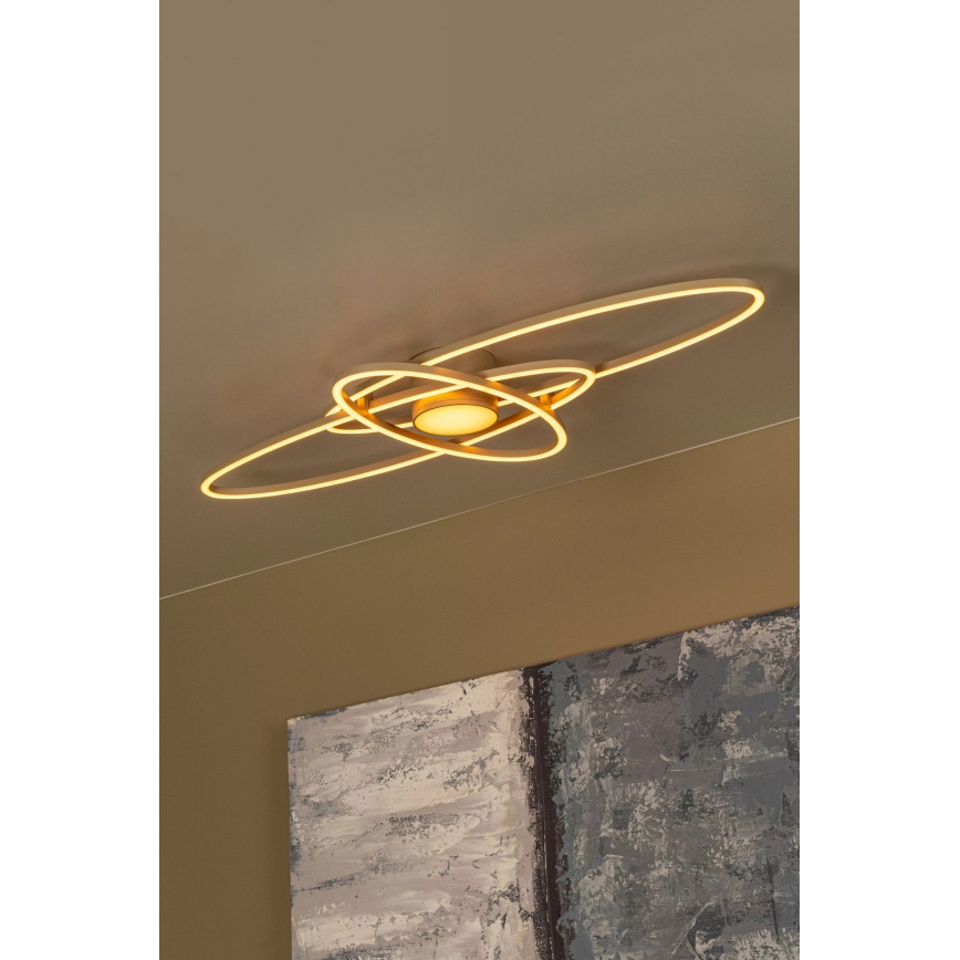 Lucide 53117/58/41 - LED stmievateľné stropné svietidlo GALACTICA LED/60W/230V 2700K 41x101 cm + diaľkové ovládanie