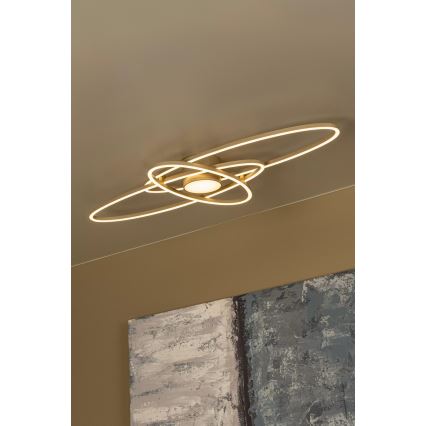 Lucide 53117/58/41 - LED stmievateľné stropné svietidlo GALACTICA LED/60W/230V 2700K 41x101 cm + diaľkové ovládanie