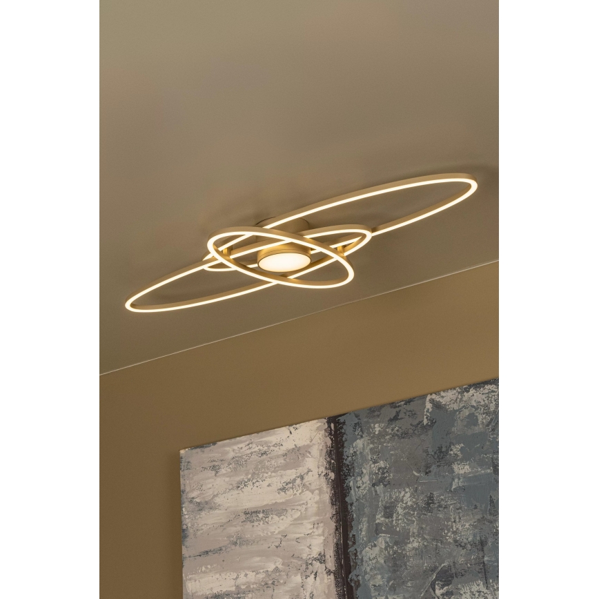 Lucide 53117/58/41 - LED stmievateľné stropné svietidlo GALACTICA LED/60W/230V 2700K 41x101 cm + diaľkové ovládanie