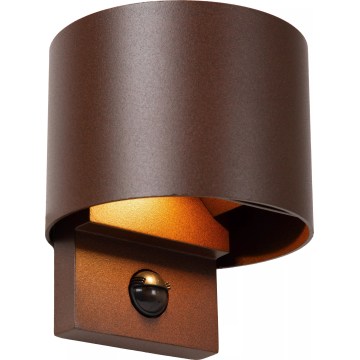 Lucide 69811/07/97 - LED Vonkajšie nástenné svietidlo so snímačom pohybu TADZIO LED/7W/230V IP65