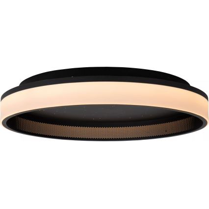 Lucide 71102/40/30 - LED Stmievateľné stropné svietidlo ESTREJA LED/40W/230V 2500-3000K pr. 40 cm čierna + diaľkové ovládanie