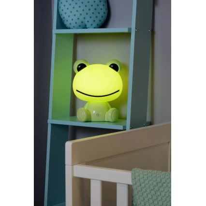 Lucide 71592/03/85 - LED Stmievateľná stolná lampa DODO LED/3W/230V žaba