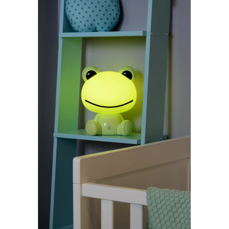 Lucide 71592/03/85 - LED Stmievateľná stolná lampa DODO LED/3W/230V žaba