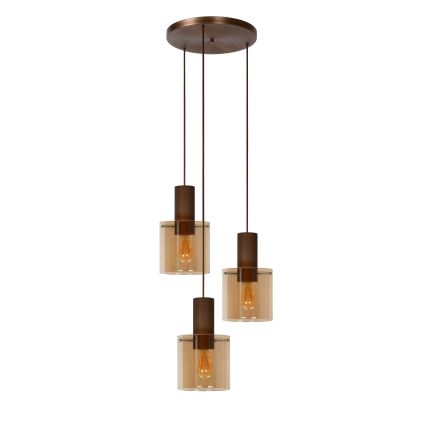 Lucide 74405/13/62 - Luster na lanku TOLEDO 3xE27/40W/230V