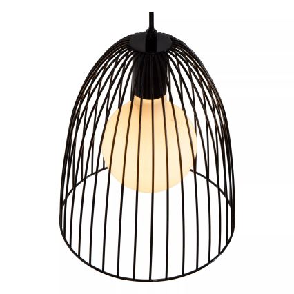 Lucide 74417/01/30 - Luster na lanku MACARONS 1xE27/40W/230V pr. 24,5 cm čierna