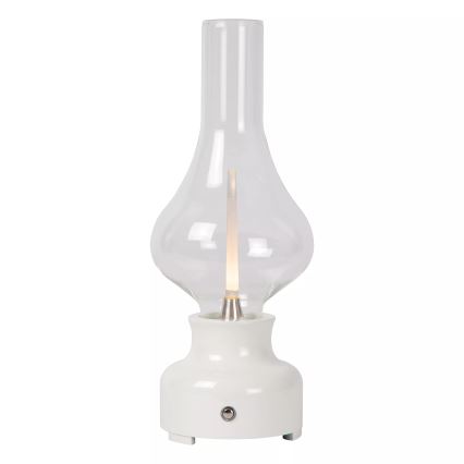 Lucide 74516/02/31 - LED Stmievateľná dotyková stolná lampa JASON LED/2W/230V USB 2000 mAh biela