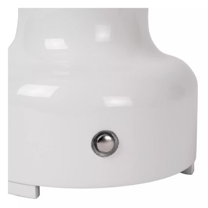 Lucide 74516/02/31 - LED Stmievateľná dotyková stolná lampa JASON LED/2W/230V USB 2000 mAh biela