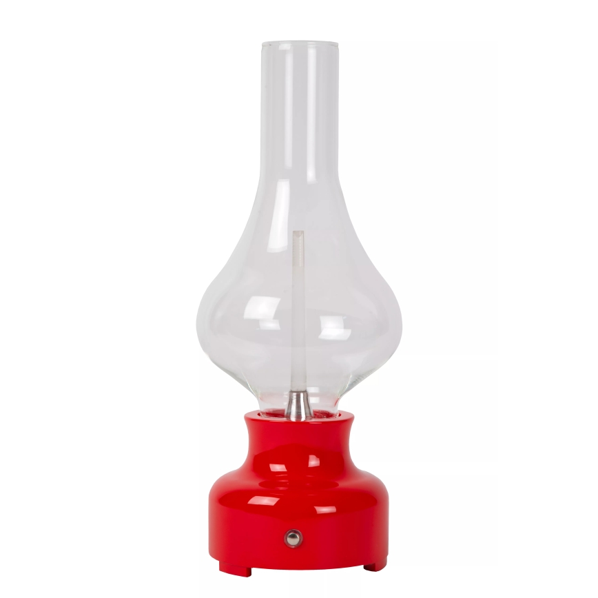 Lucide 74516/02/32 - LED Stmievateľná dotyková stolná lampa JASON LED/2W/230V USB 2000 mAh červená