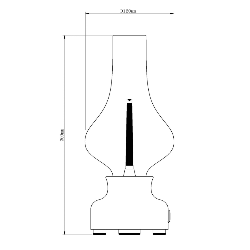 Lucide 74516/02/32 - LED Stmievateľná dotyková stolná lampa JASON LED/2W/230V USB 2000 mAh červená