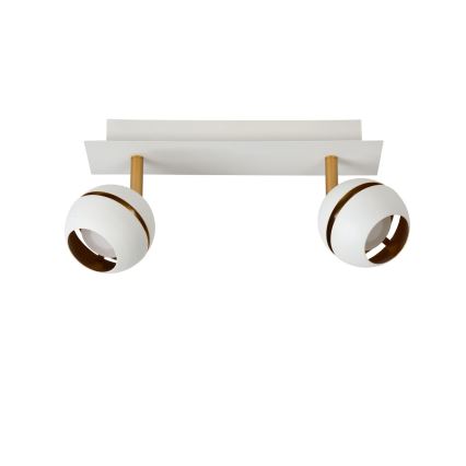 Lucide 77975/10/31 - LED bodové svietidlo BINARI 2xLED/5W/230V biele