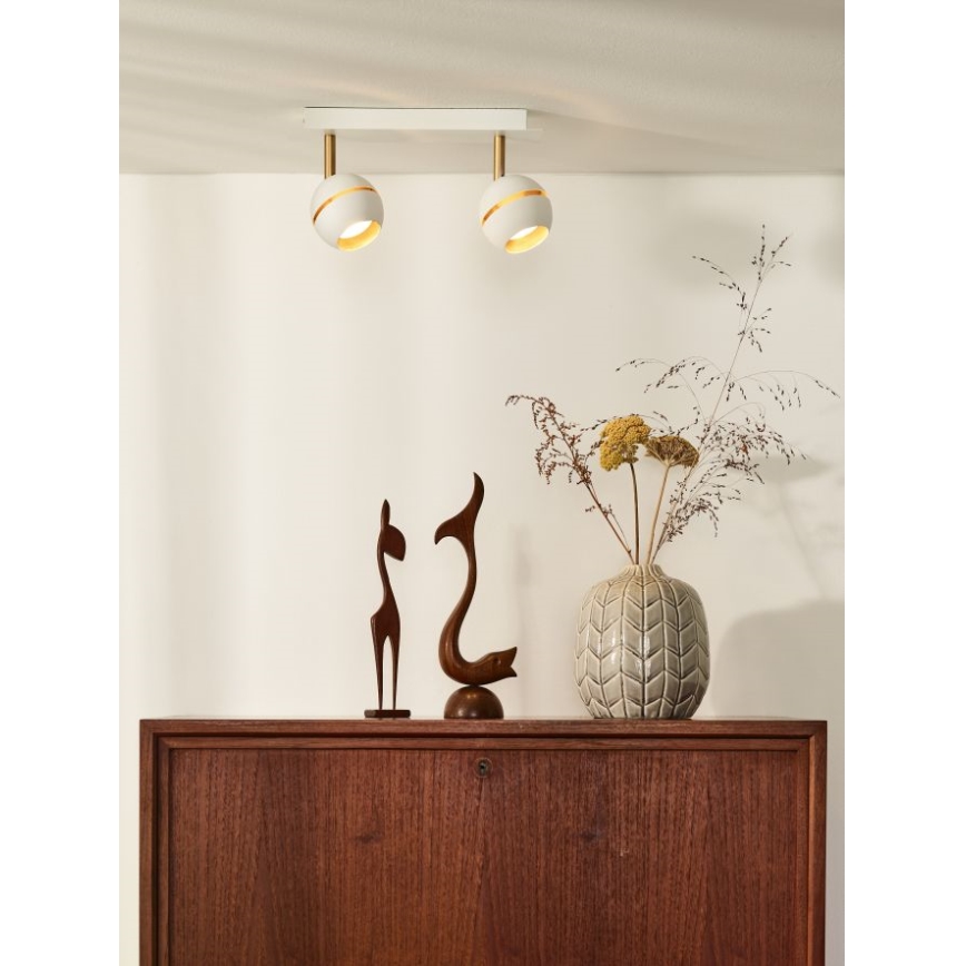 Lucide 77975/10/31 - LED bodové svietidlo BINARI 2xLED/5W/230V biele