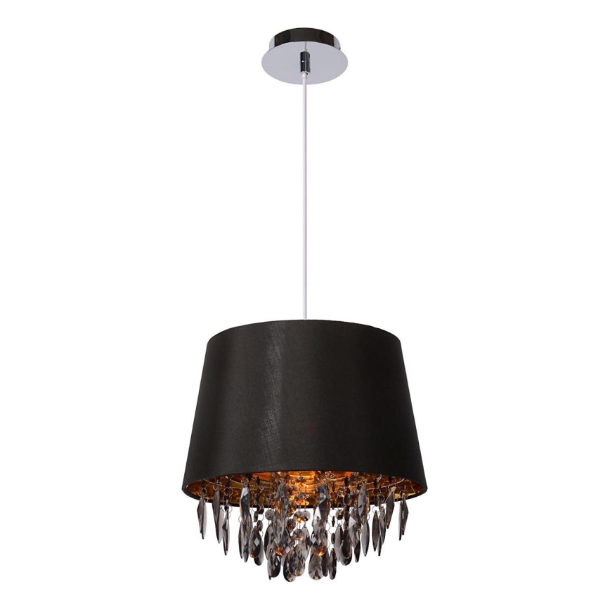 Lucide 78368/30/30 - Závesné svietidlo DOLTI 1xE27/60W/230V čierne