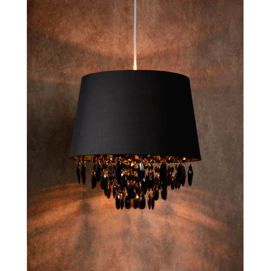 Lucide 78368/30/30 - Závesné svietidlo DOLTI 1xE27/60W/230V čierne