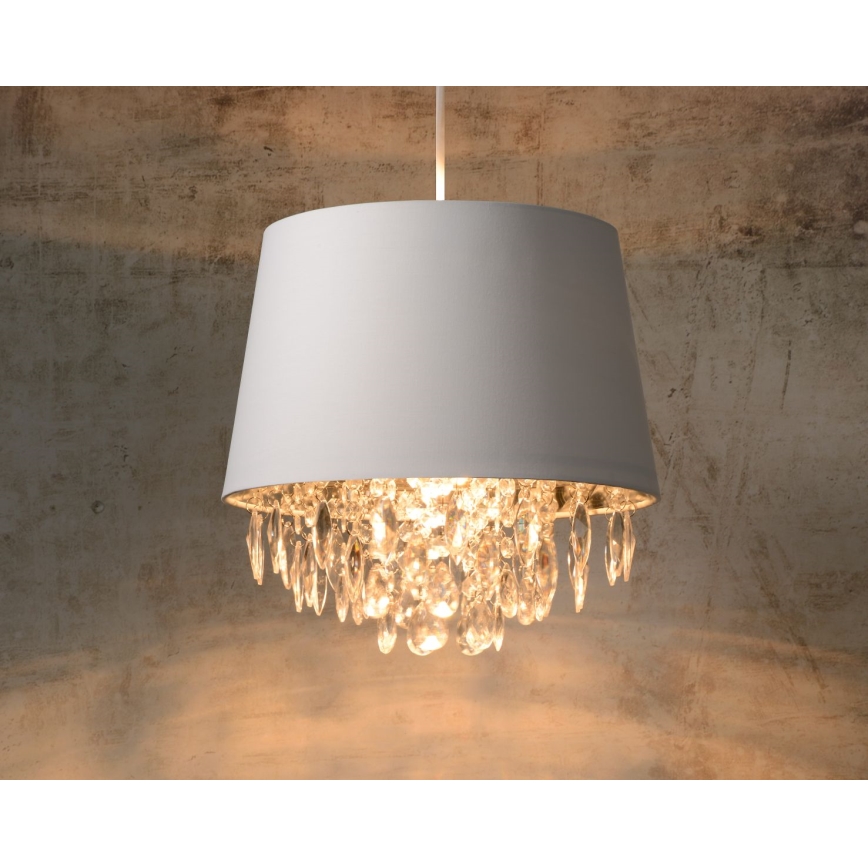 Lucide 78368/30/31 - Závesné svietidlo DOLTI 1xE27/24W/230V biela
