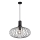 Lucide 78374/50/30 - Závesné svietidlo MANUELA 1xE27/60W/230V čierne 50 cm