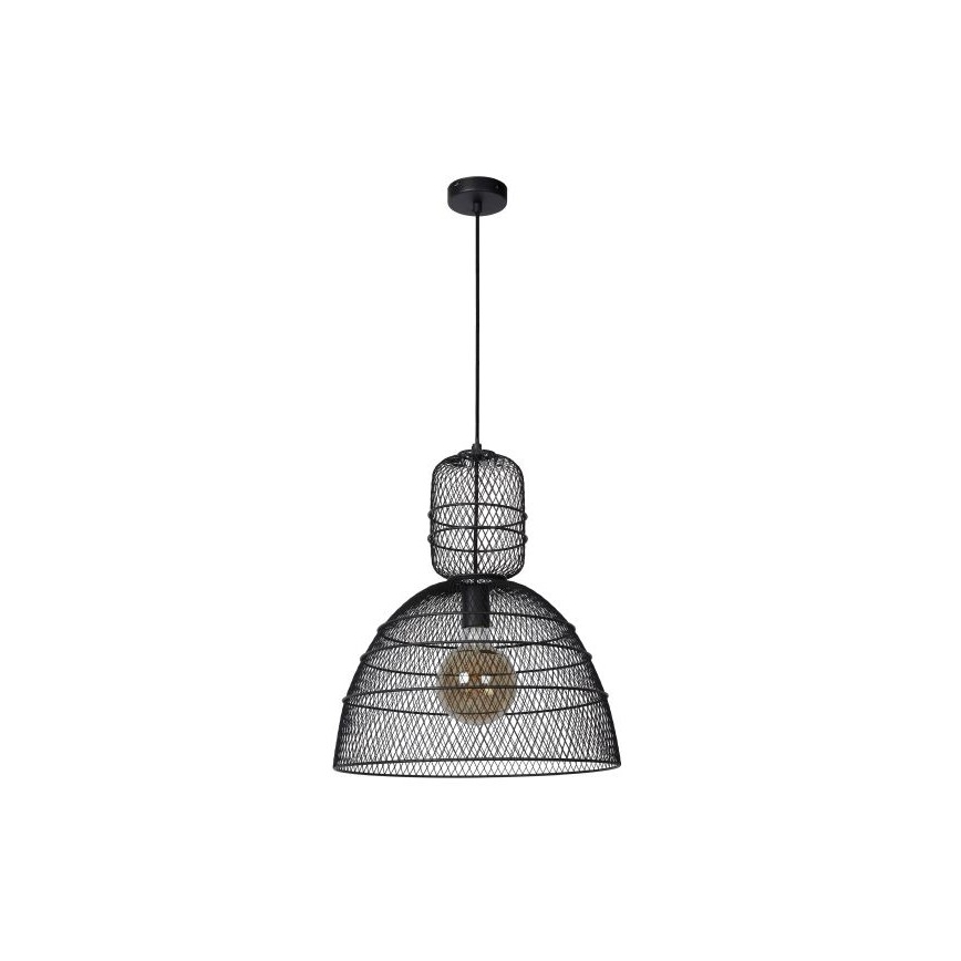Lucide 78395/01/30 - Luster na lanku GASSET 1xE27/60W/230V čierna