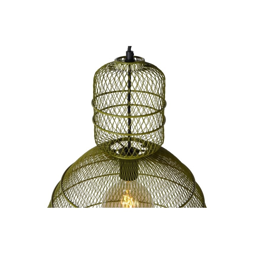 Lucide 78395/01/33 - Luster na lanku GASSET 1xE27/60W/230V zelená