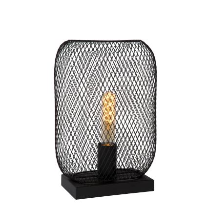 Lucide 78592/01/30 - Stolná lampa MESH 1xE27/60W/230V čierna