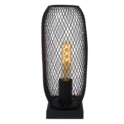 Lucide 78592/01/30 - Stolná lampa MESH 1xE27/60W/230V čierna