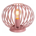 Lucide 78593/25/66 - Stolná lampa MERLINA 1xE27/40W/230V pr. 25,5 cm ružová