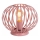 Lucide 78593/25/66 - Stolná lampa MERLINA 1xE27/40W/230V pr. 25,5 cm ružová
