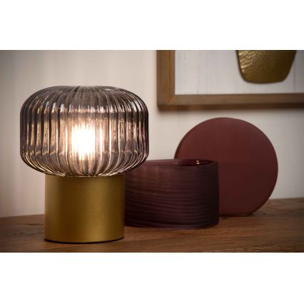 Lucide 78595/01/02 - Stolná lampa JANY 1xE14/25W/230V zlatá
