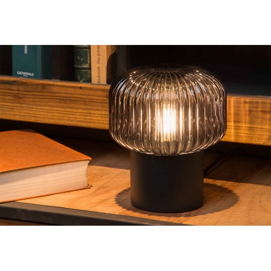 Lucide 78595/01/30 - Stolná lampa JANY 1xE14/25W/230V čierna