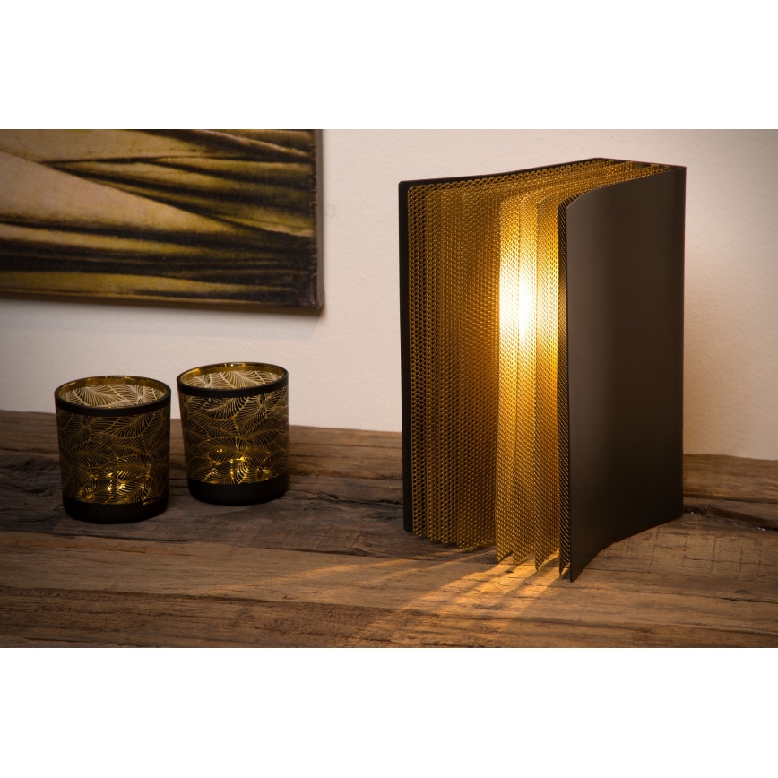 Lucide 78596/01/30 - Stolná lampa LIVRET 1xE14/25W/230V