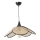 Luster FUME na lanku, 1× E27, 40 W, 230 V, priemer 45 cm, čierna/béžová