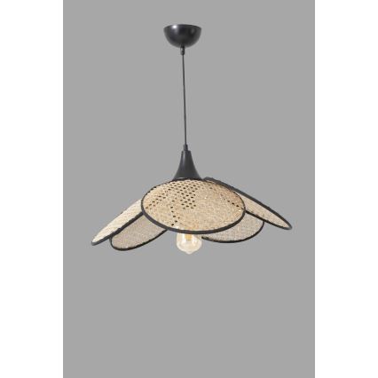 Luster FUME na lanku, 1× E27, 40 W, 230 V, priemer 45 cm, čierna/béžová