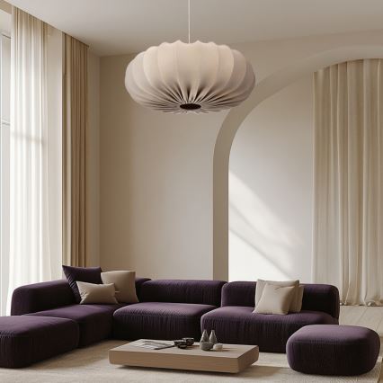 Luster na kablu CAFEE 1xE27/40W/230V pr. 66 cm béžová