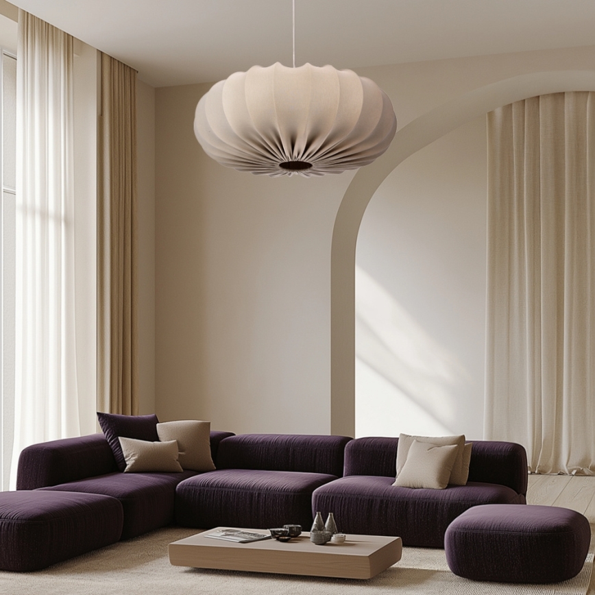 Luster na kablu CAFEE 1xE27/40W/230V pr. 66 cm béžová