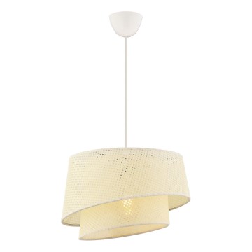 Luster na lane BARETTE 1xE27/60W/230V krémový