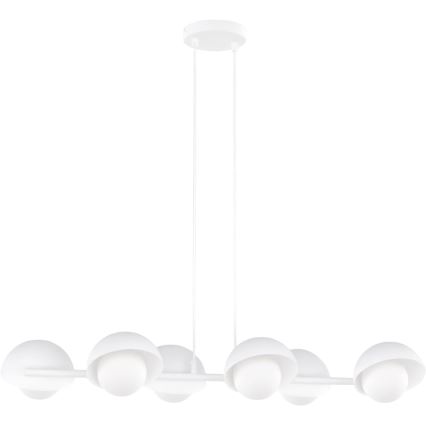 Luster na lane BOOM 6xG9/8W/230V biela