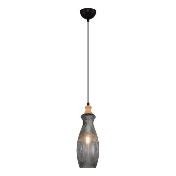 Luster na lane BOTTLE 1xE14/4W/230V dymový