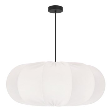 Luster na lane CAFEE 1xE27/40W/230V s priemerom 52 cm biely