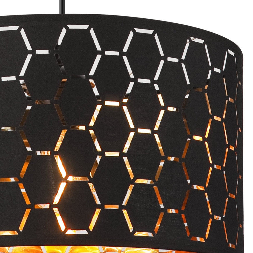 Luster na lane ULLE 1xE27/15W/230V čierny