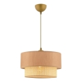 Luster na lankách ECHO 1xE27/60W/230V béžová