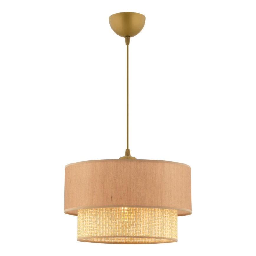 Luster na lankách ECHO 1xE27/60W/230V béžová