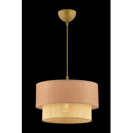 Luster na lankách ECHO 1xE27/60W/230V béžová