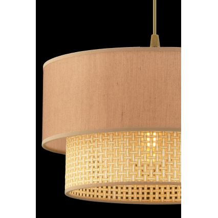 Luster na lankách ECHO 1xE27/60W/230V béžová