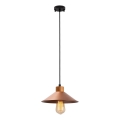 Luster na lankách MANAVGAT 1xE27/40W/230V medená/hnedá