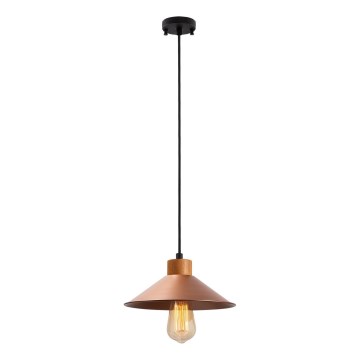 Luster na lankách MANAVGAT 1xE27/40W/230V medená/hnedá